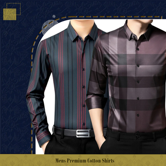 Men's Premium Cotton Shirts (R LINE+BB 2)