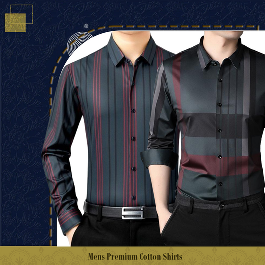 Men's Premium Cotton Shirts (R LINE+RBL)