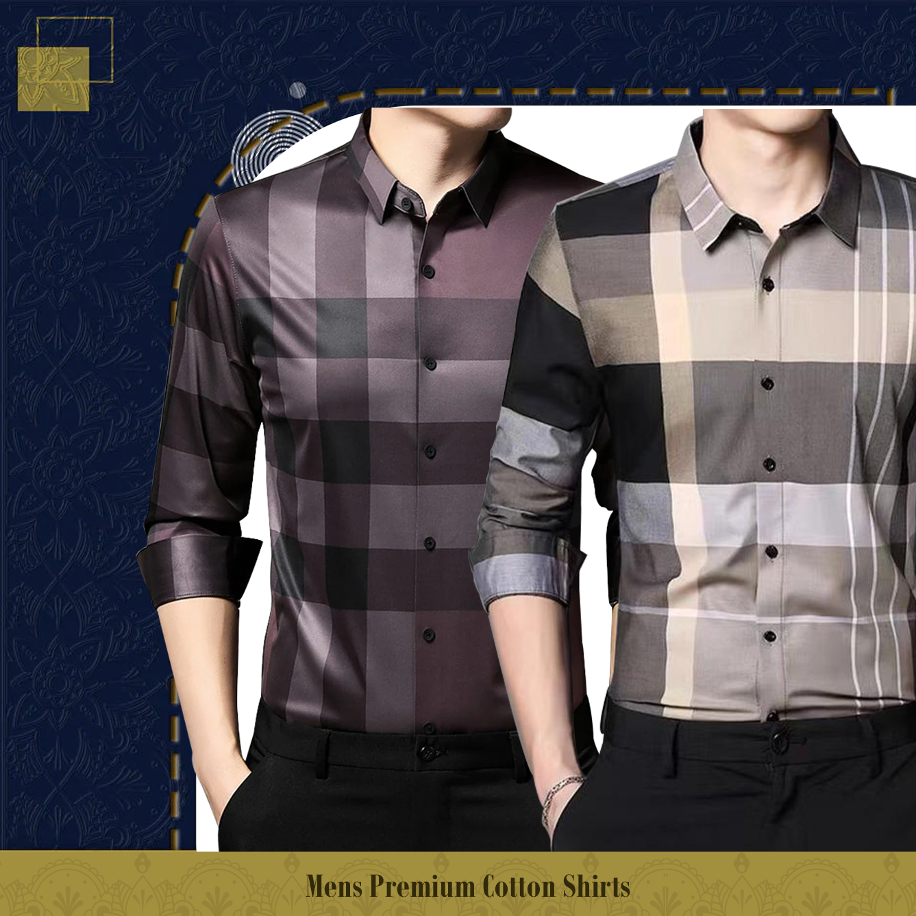 Full Sleeve Cotton Check Shirt (BB 2+ CGL)