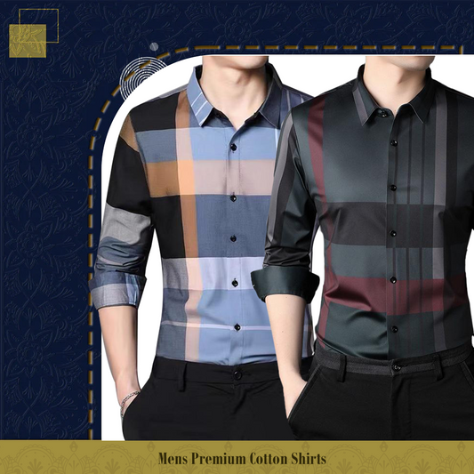 Men's Premium Cotton Shirts (SOB+RBL)