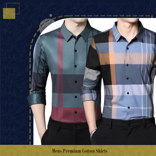 Men's Premium Cotton Shirts (GRC + SOB)