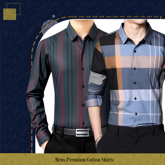 Men's Premium Cotton Shirts (R LINE+SOB)