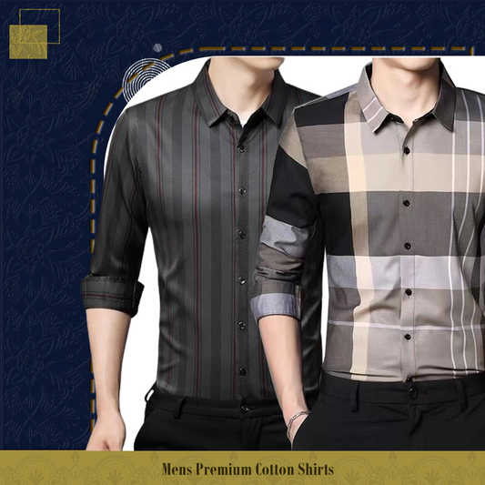 Men's Premium Cotton Shirts (DGRB+CGL)
