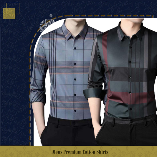 Men's Premium Cotton Shirts (GL+RBL)