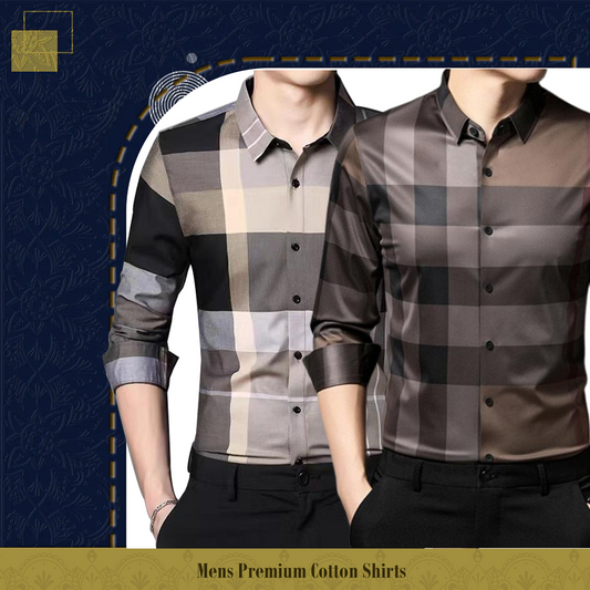 Men's Premium Cotton Shirts (CGL+BBCHECK)