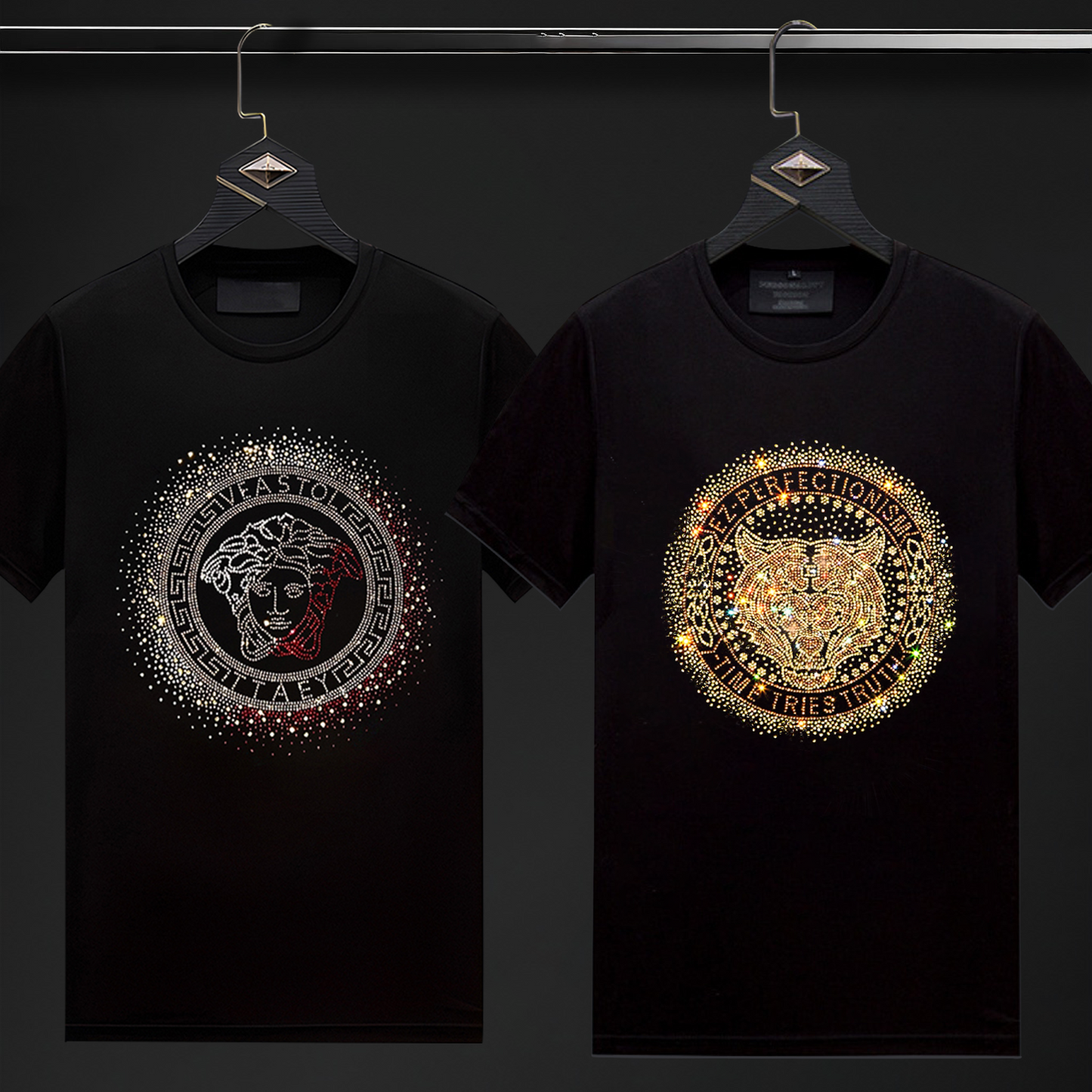 Pack Of 2 Luxury Cotton T-shirts (RULER+TIGER 2)