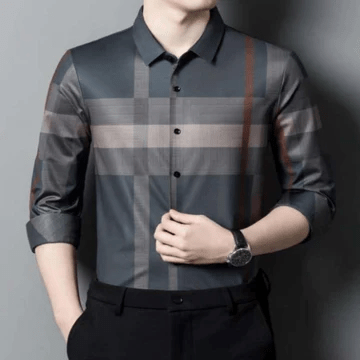 Pack of 2 Full Sleeve Cotton Check Shirt (BRG+GREEN)