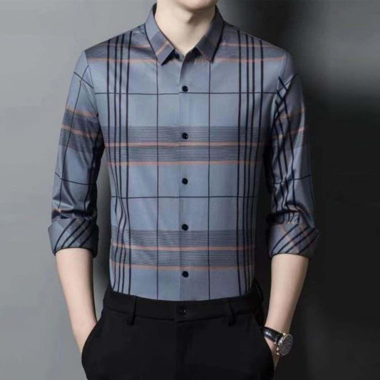 Oceanic Style Cotton Full Sleeve Check Shirt (GL)