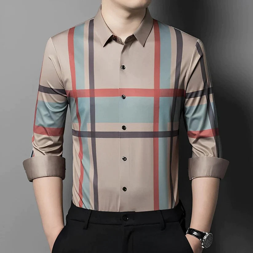Pack of 2 Full Sleeve Cotton Check Shirt (PEACH+PEACH 2)