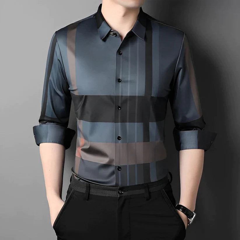 Pack of 2 Full Sleeve Cotton Check Shirt (BBB+DGC)