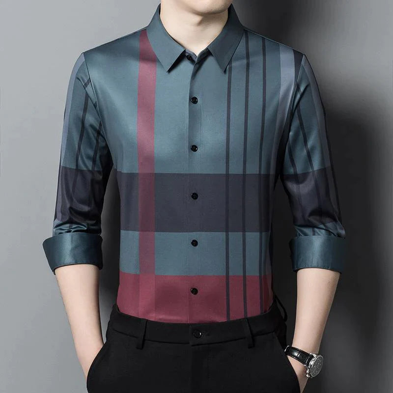 Pack of 2 Full Sleeve Cotton Check Shirt (GRC+DGC)