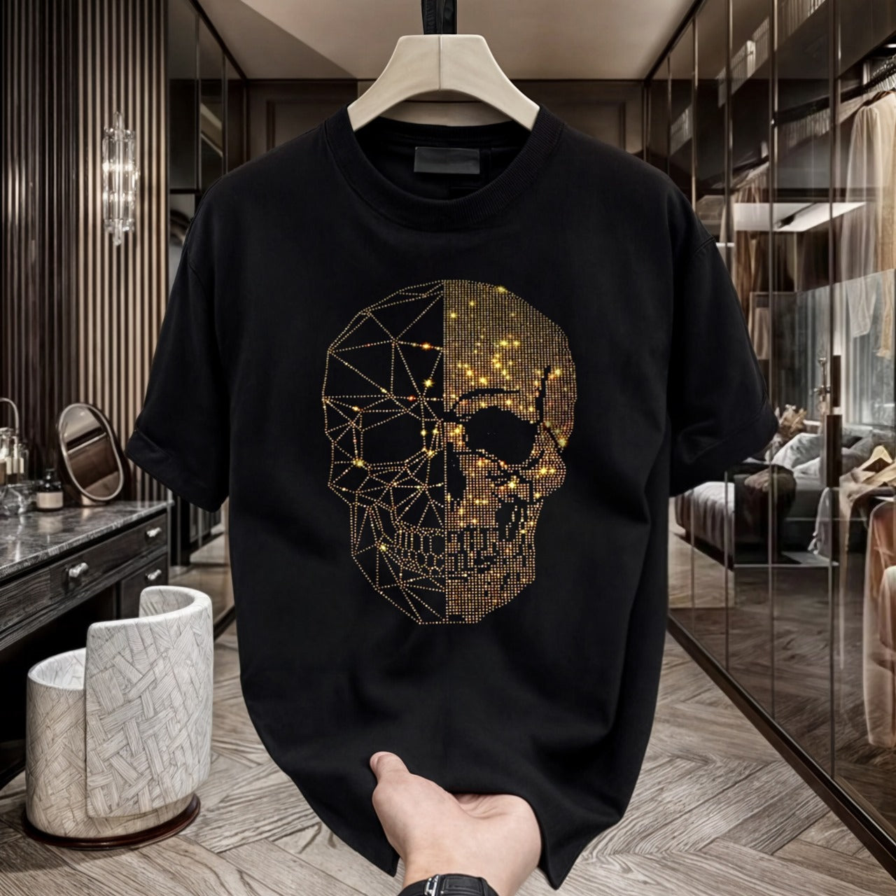 Men's Luxury Cotton T-shirts (SKULL)