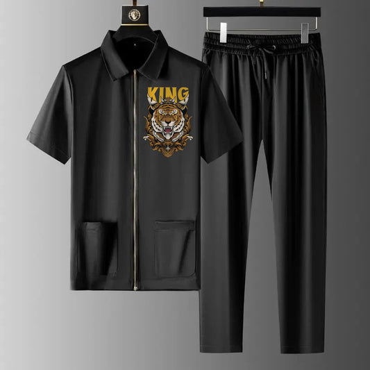 Luxury Zipper Co-ord Set for Men