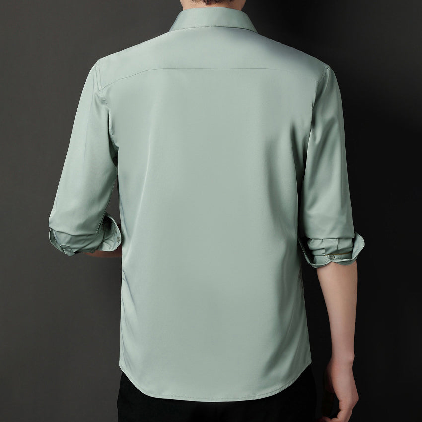 Men's Solid Premium Cotton Shirt