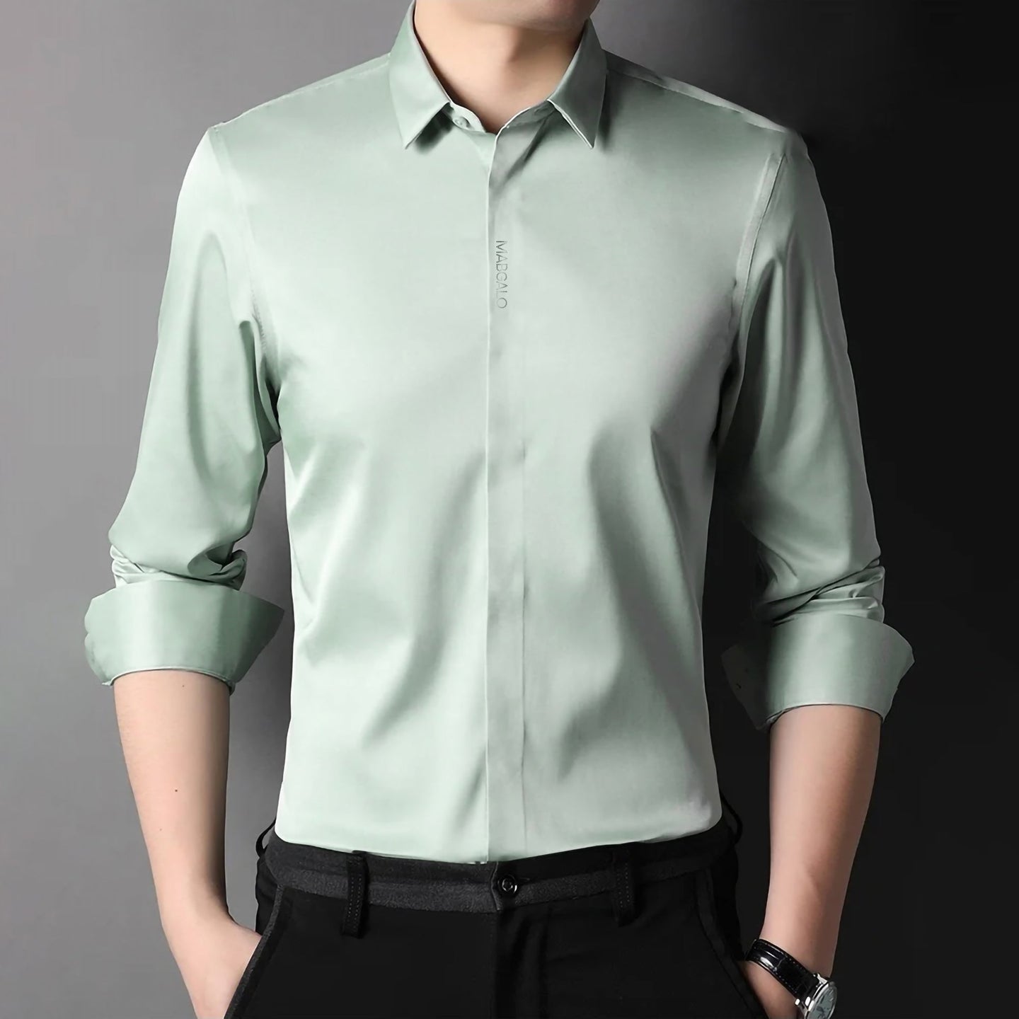 Men's Solid Premium Cotton Shirt