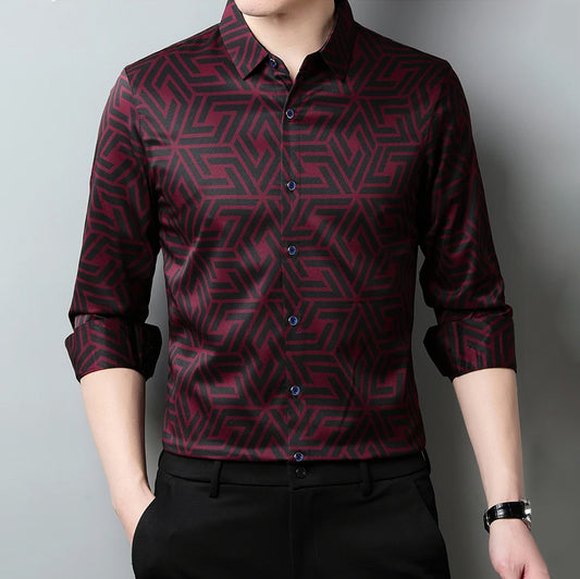 Scarlet Zigzag Style Cotton Check Shirt (ZIGZAG 2)