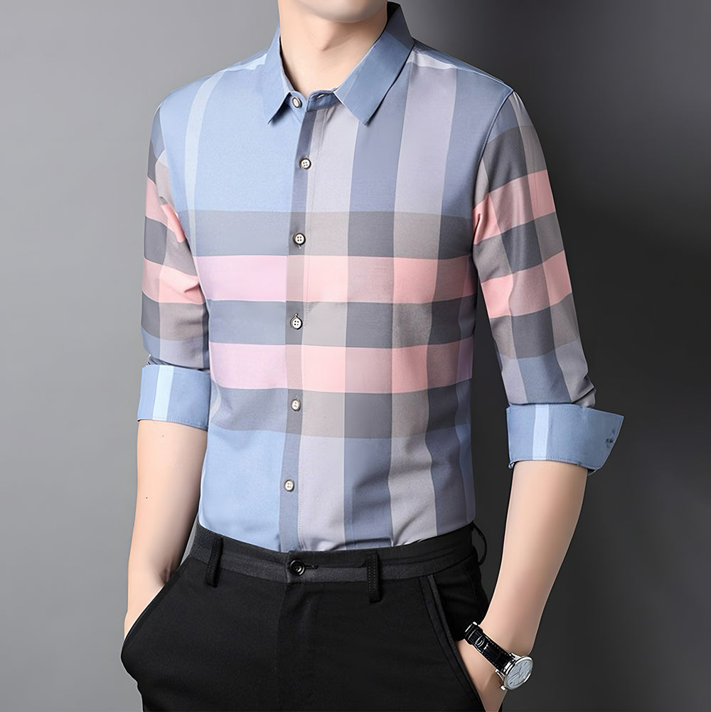 Pastel Full Sleeve Cotton Check Shirt (SBP)