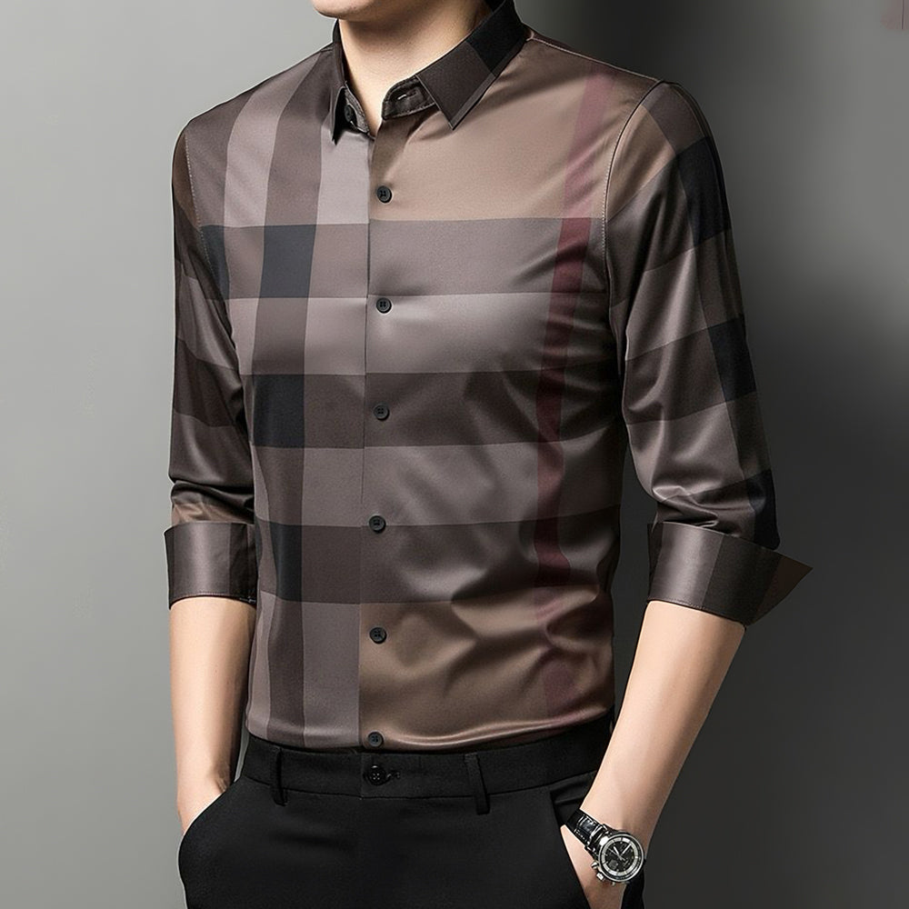 Earth Tone Classic Full Sleeve Cotton Check Shirt (BB CHECK)