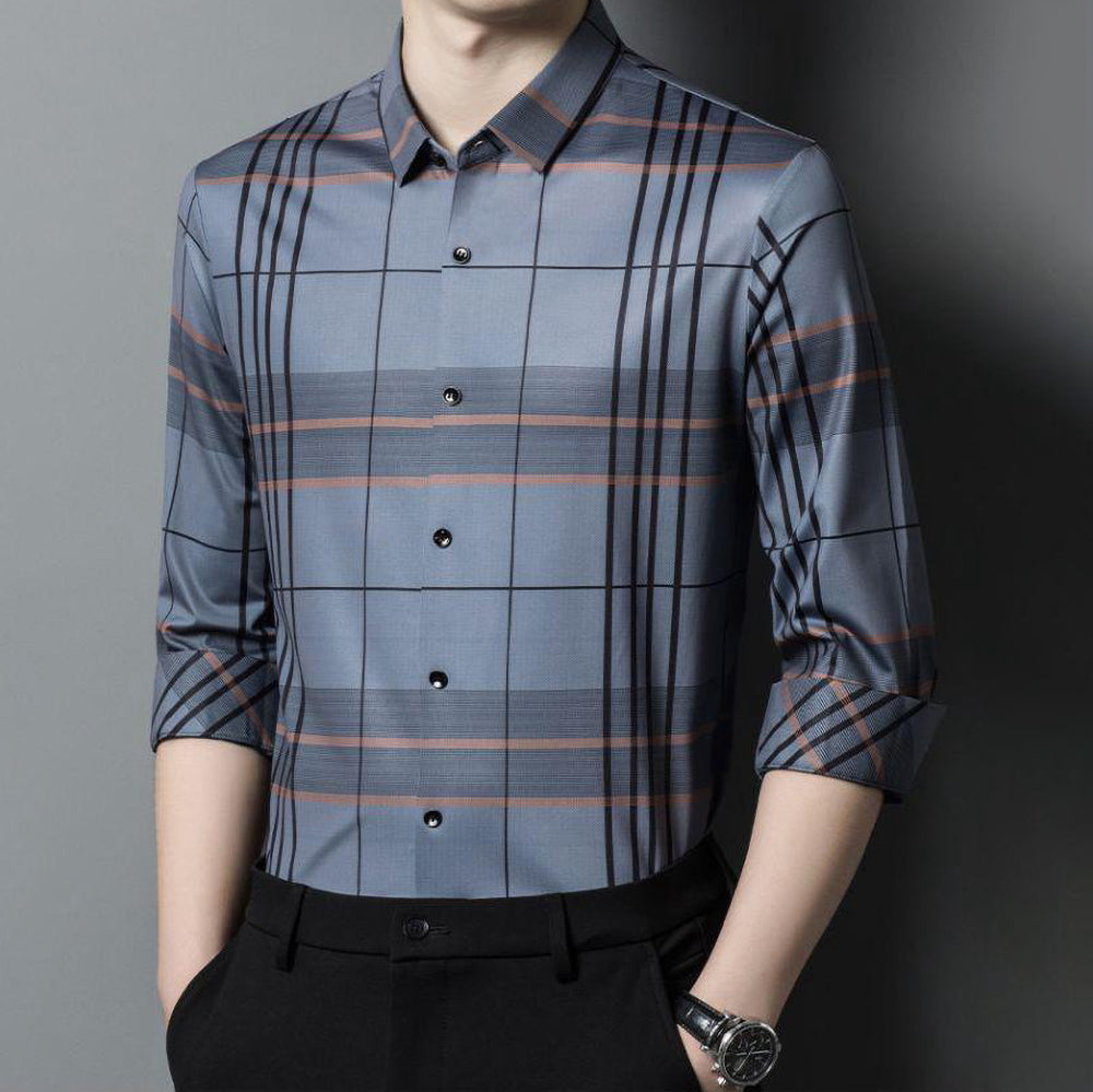 Oceanic Style Cotton Full Sleeve Check Shirt (GL)