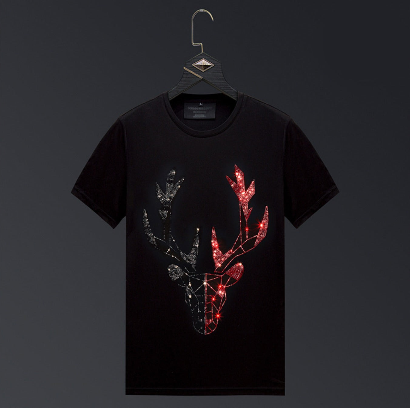 Pack Of 2 Luxury Cotton T-shirts (BUTTERFLY+DEER)