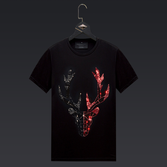 Pack Of 2 Luxury Cotton T-shirts (DEER+FLOCK)